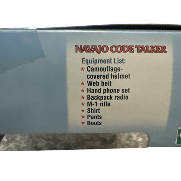 1999 G.I. Joe Navajo Code Talker 12" Action Figure Delta - Picture 6 of 6